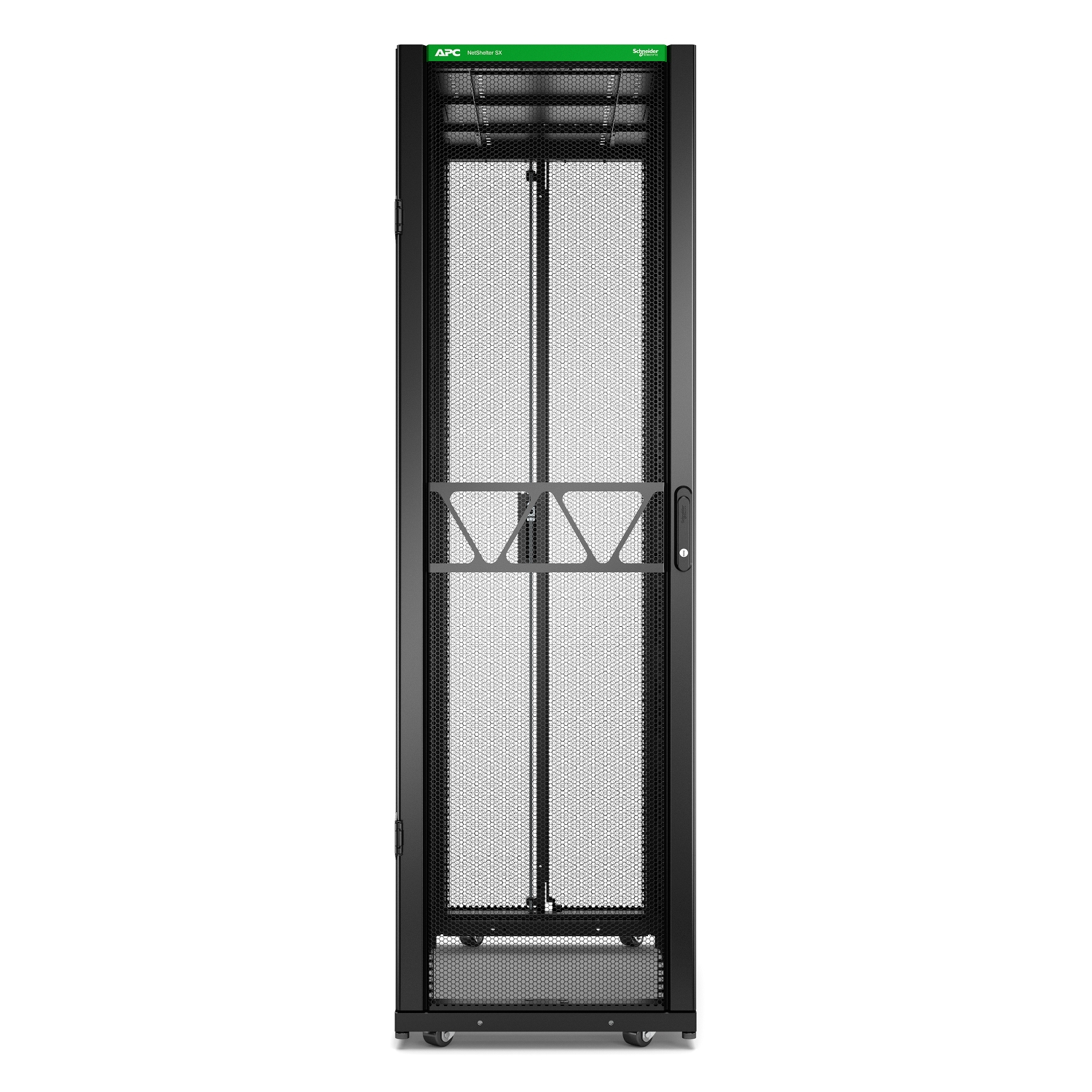 APC NetShelter SX Gen 2, 42U Server Rack Enclosure 600mm x 1200mm w/ Sides Black Tür
