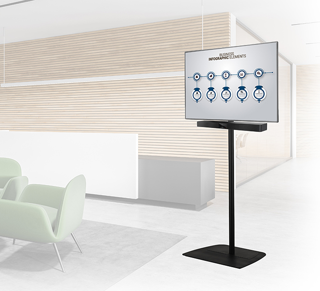B-TECH Mounting Plate for Bose Videobar VB1, Neat.Bar / Neat.Bar Pro, Yealink MSpeaker II & Logitech Rally Plus BT7877/B