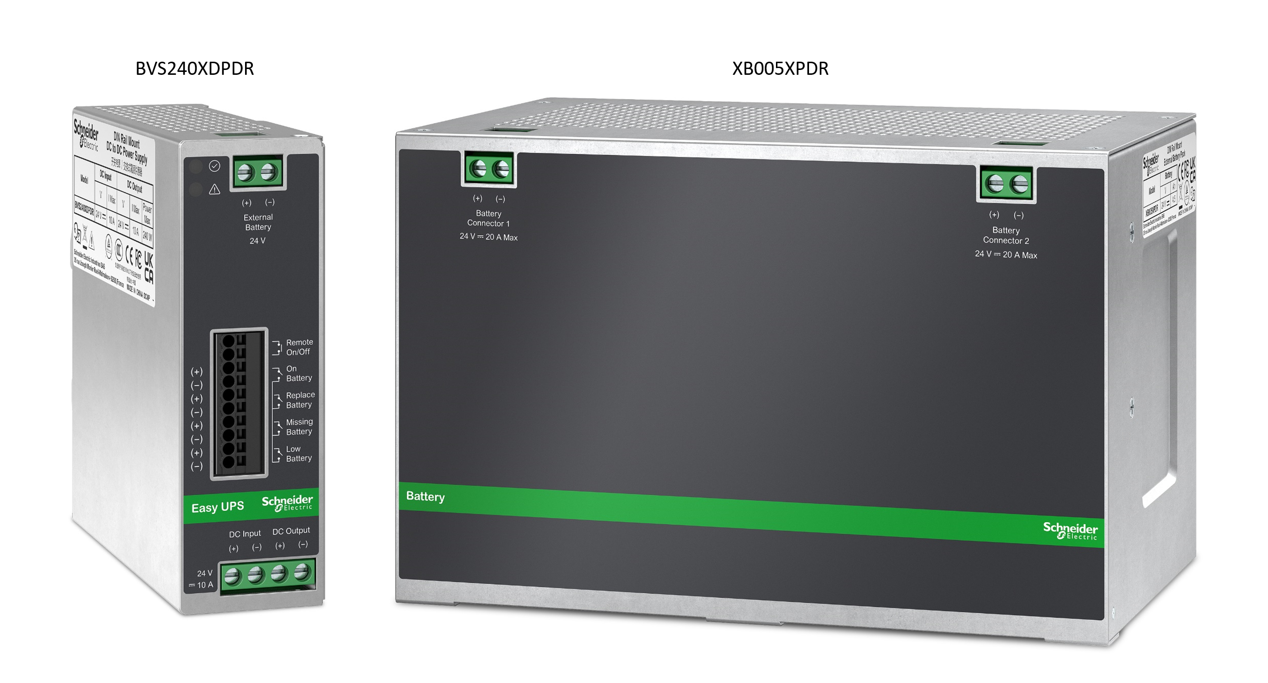 APC BVS240XDPDR - Din Rail Mount Switch Power Supply Battery Back Up 24V DC 10 A APC BVS240XDPDR - Din Rail Mount Switch Power Supply Battery Back Up 24V DC 10 A