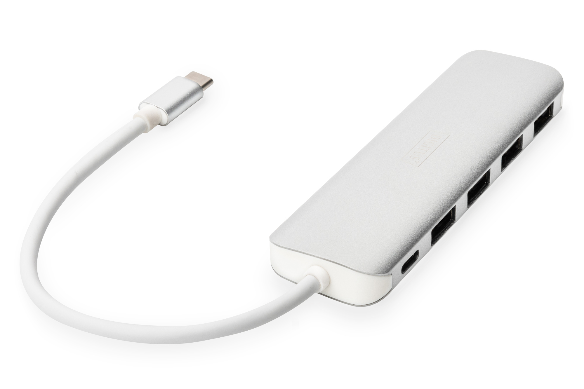 USB-C Adapter, Aluminium, Schwarz, Hub, Thunderbolt/USB-C