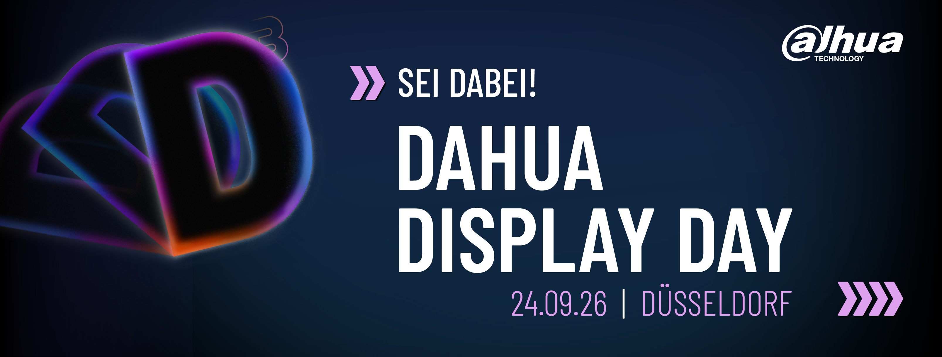 Dahua, Display, Tag der Ausstellung, Banner, Veranstaltung