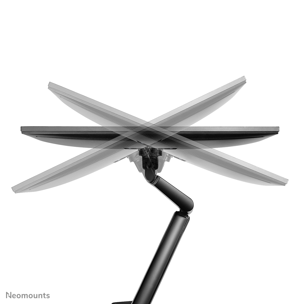 Neomounts Monitor-Tischhalterung - Klemme /Bolzen - 9 kg - 43,2 cm (17 Zoll) - 81,3 cm (32 Zoll) - 100 x 100 mm - Schwarz