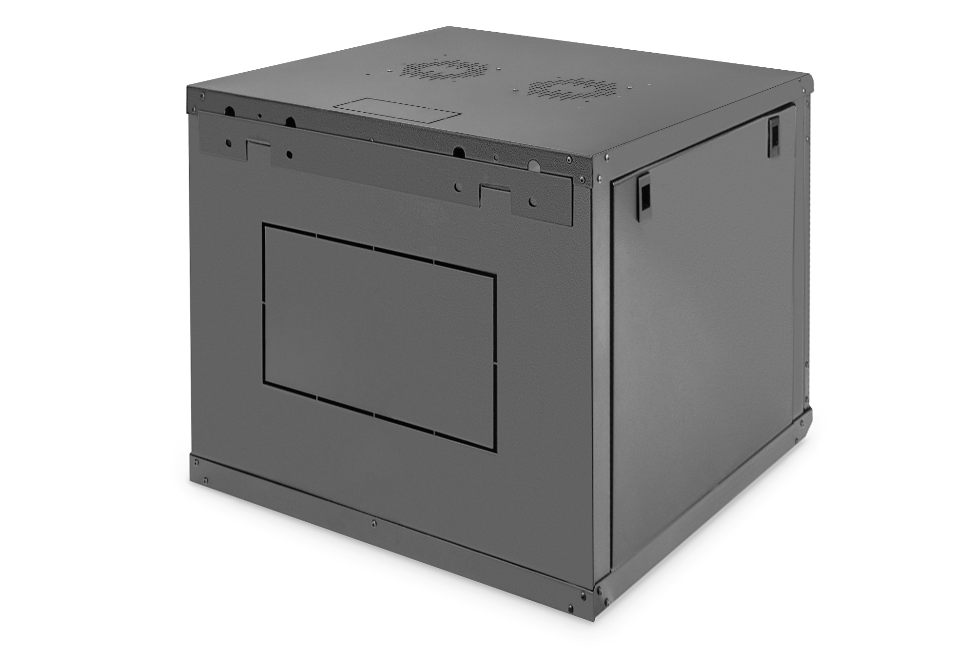 DIGITUS DN-19 09-U-EC-SW Netzwerkschrank 9HE Wandgehäuse 505x600x450 mm, Farbe Schwarz