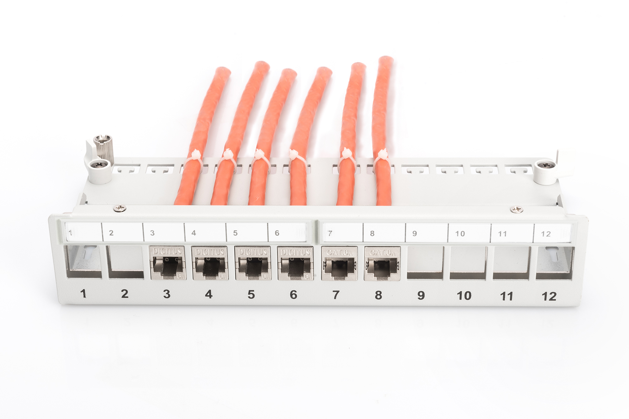 DIGITUS DN-93706 Modulares Desktop Patch Panel, geschirmt, 12-Port