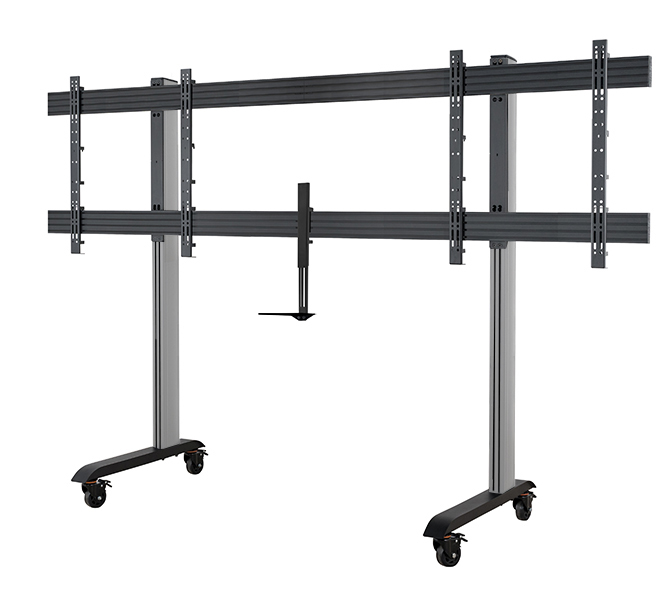 B-TECH SYSTEM X - XXL Twin Screen VC Trolley with Webcam Shelf for 75-85" Displays BT8518/BS B-TECH SYSTEM X - XXL Twin Screen VC Trolley with Webcam Shelf for 75-85" Displays BT8518/BS