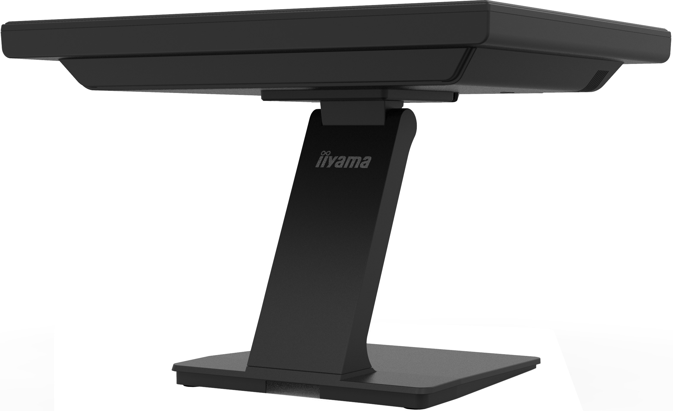 monitorständer, verstellbar, schwarz, neigung, plattenbasis