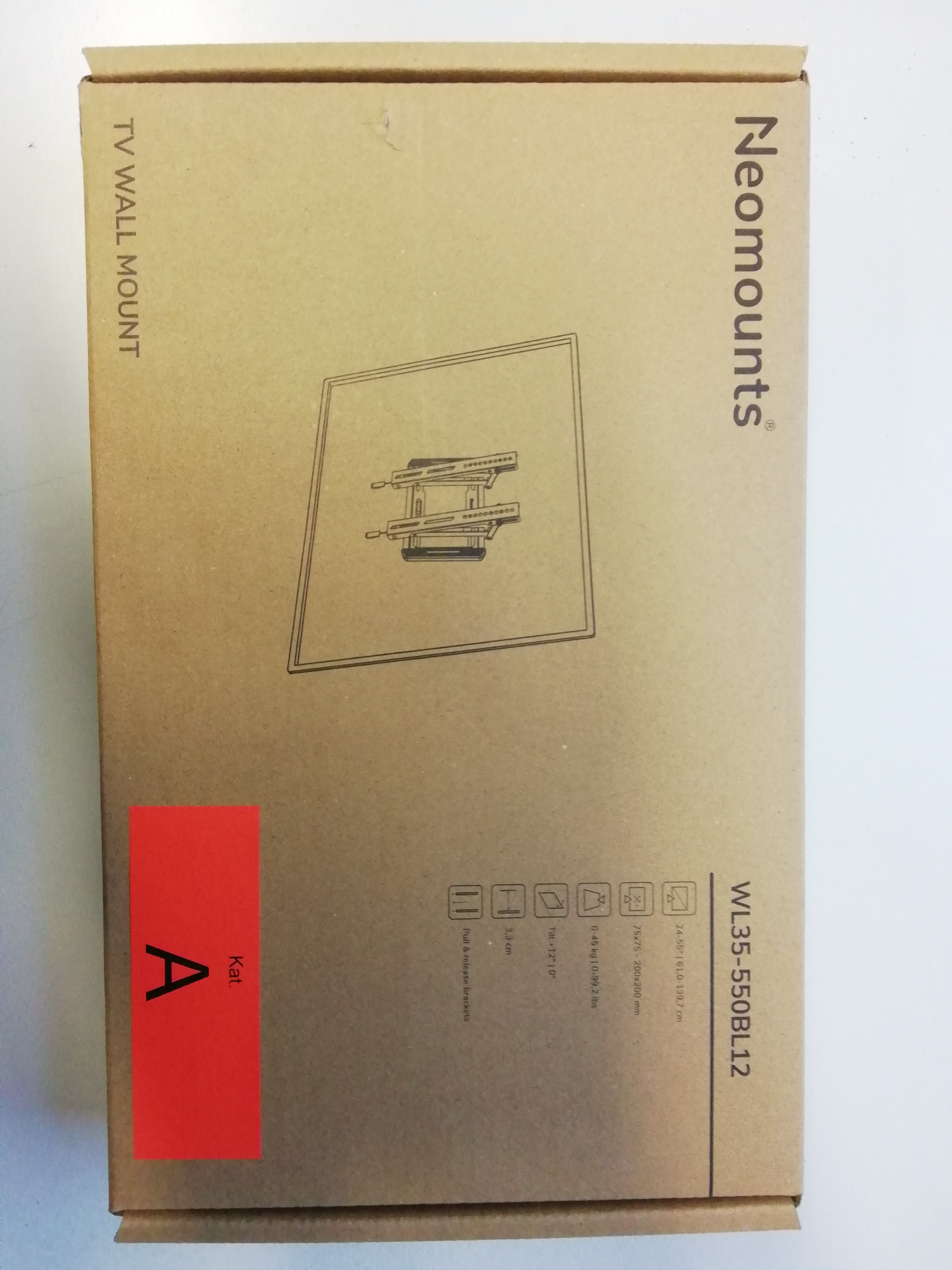 Neomounts LEVEL-550 Wandhalterung neigbar (VESA 200x200) WL35-550BL12