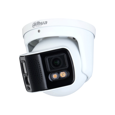 Dahua CCTV 2×4MP Full-Color Dual-Lens Splicing Eyeball WizMind Network CAMERA, DH-IPC-PDW5849P-A180-E2-ASTE-0360B