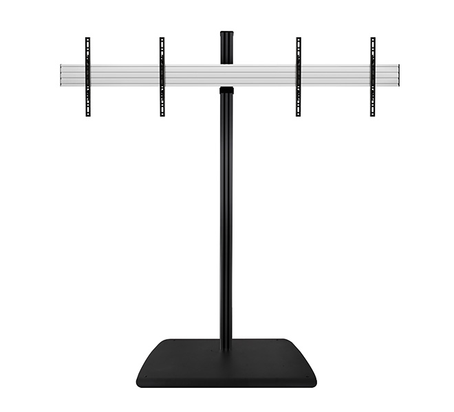 B-TECH SystemX VC Standfuß für Dual-Diplays nebeneinander mit Kameraablage (VESA 600 x 400) - 1.8m B-TECH SystemX VC Standfuß für Dual-Diplays nebeneinander mit Kameraablage (VESA 600 x 400) - 1.8m