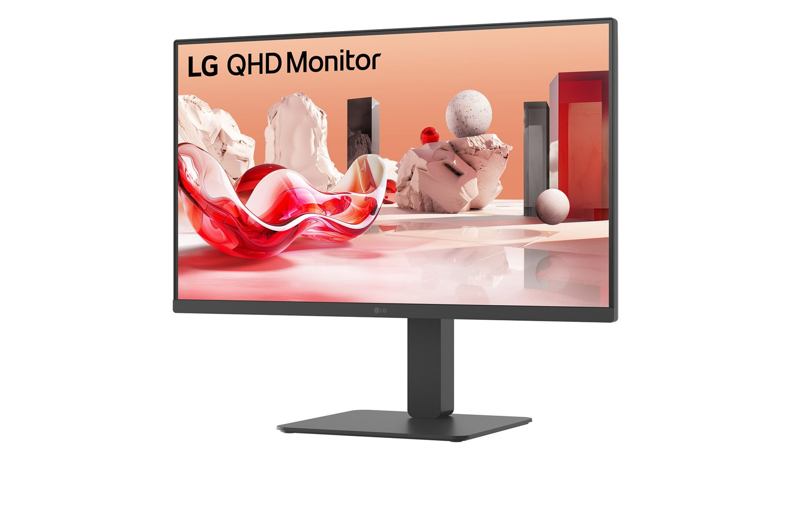 Monitor, LG, QHD, Display, Ständer