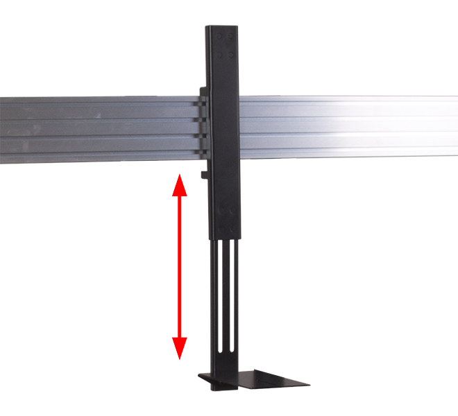 B-TECH SYSTEM X - Twin Screen VC Wall Mount with Webcam Shelf for 39-46" Displays BT8415/BB B-TECH SYSTEM X - Twin Screen VC Wall Mount with Webcam Shelf for 39-46" Displays BT8415/BB