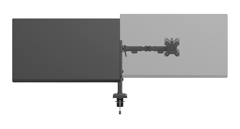 Neomounts Tisch-Monitorarm 2-fach neigbar, schwenkbar, drehbar (VESA 100x100) DS60-600BL2