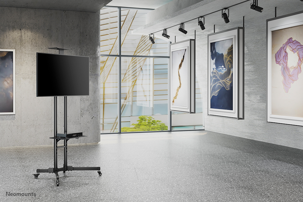 Neomounts Mobiler Flachbild Ständer - 50 kg - 177,8 cm (70") - 81,3 cm (32") - 200 x 200 mm - 600 x 400 mm - 1550 - 1700 mm