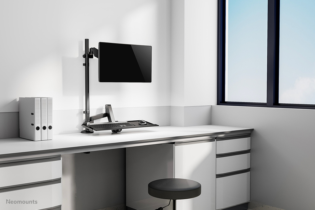 Neomounts Tischhalterung Bildschirm+ Tastatur 17-32"/100x100/voll beweglich - Zubehör TFT/LCD-TV
