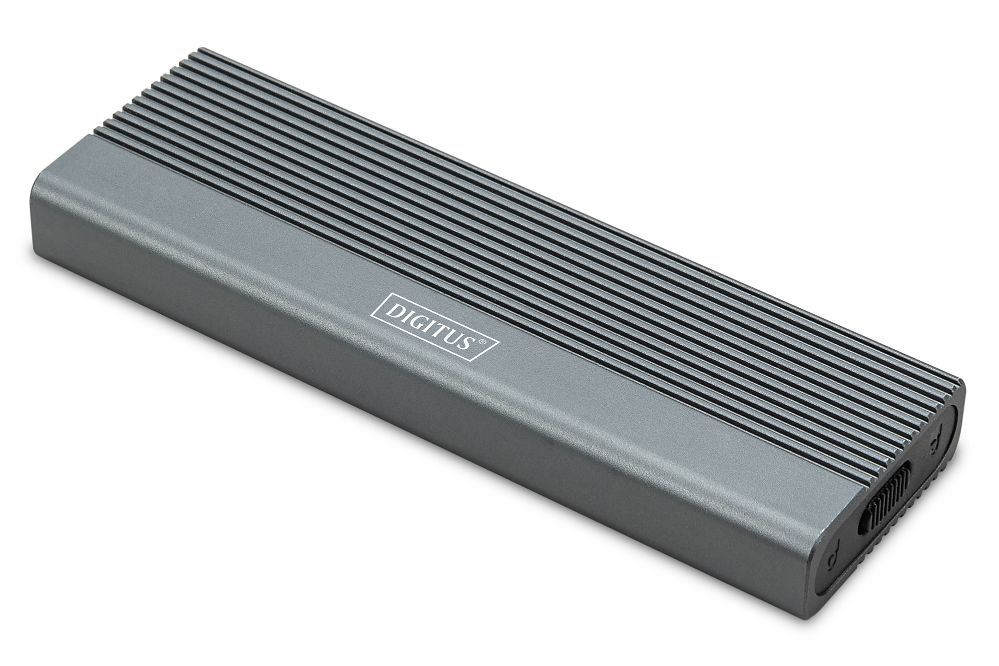 DIGITUS DA-71120-1 USB M.2 Festplattengehäuse, SSD, extern, NVMe, 10Gbps, USB 3.1 Gen2, Aluminium, werkzeugfrei