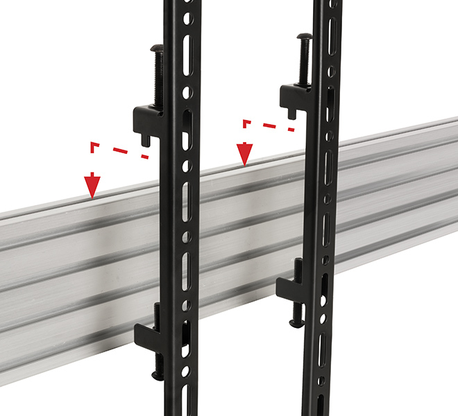 B-TECH SystemX VESA Strippen BT8390-VESA400F (2´er Pack)