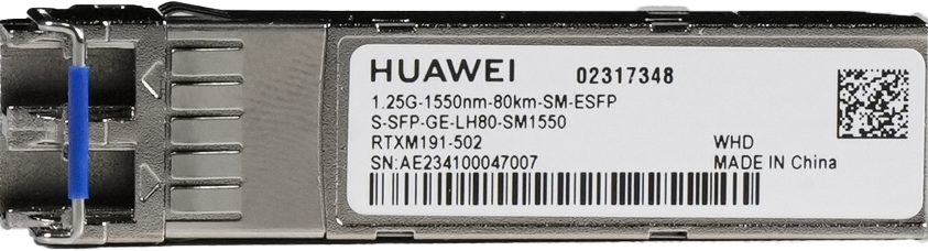 HUAWEI Transceiver S-SFP-GE-LH80-SM1550 Adapter, Elektronik, Computer-Ausrüstung, Computerausrüstung, QR-Code