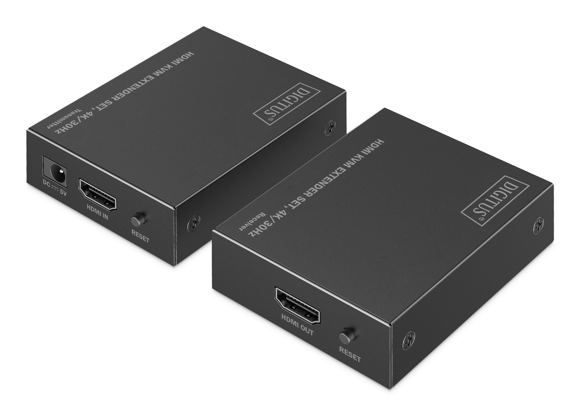 HDMI-Splitter, 4K-Splitter, HDMI-Ausgang, USB-Stromversorgung, Reset-Taste