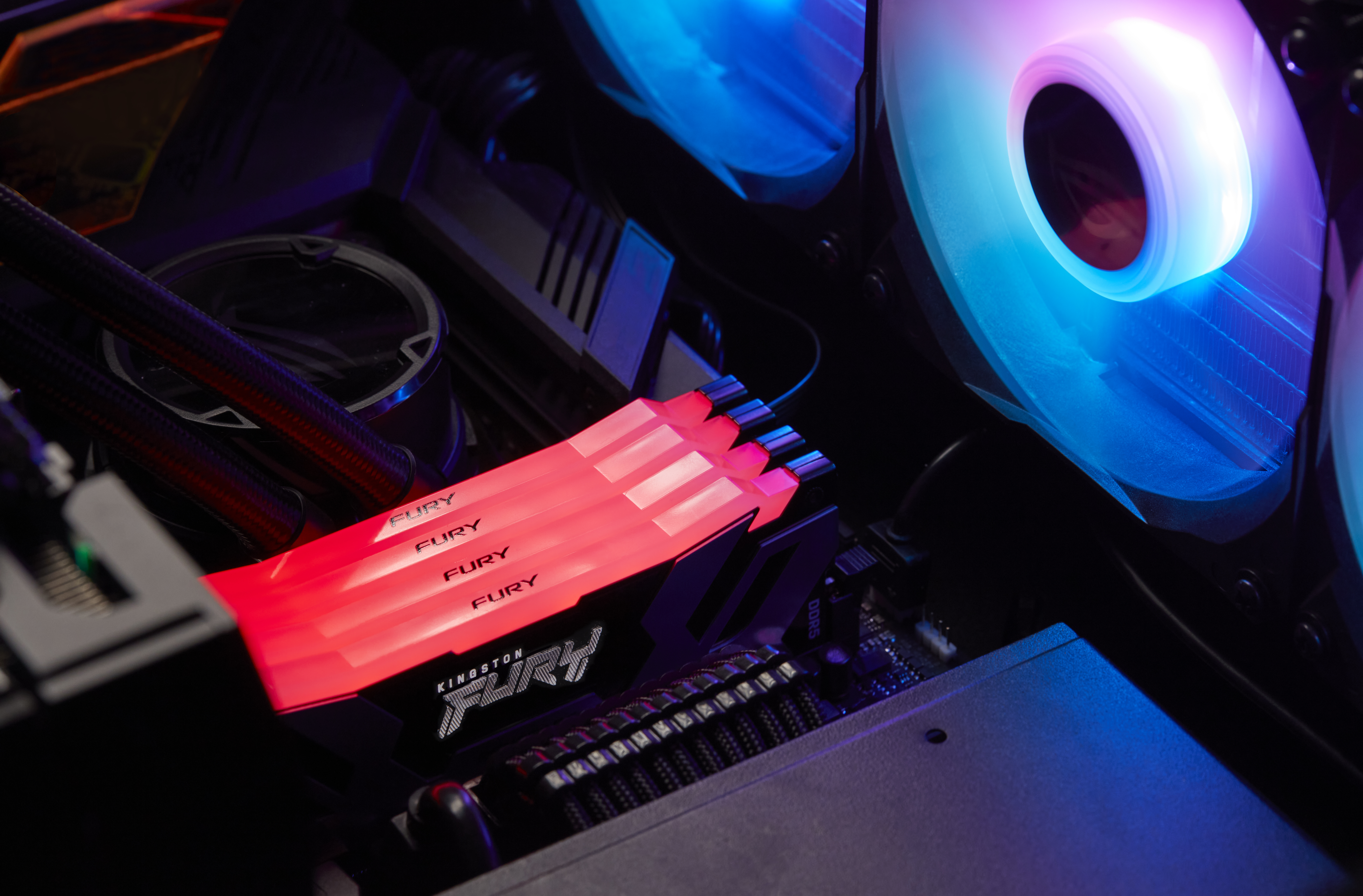 RAM Desktop DDR5 32GB 6400MHz Kingston FURY KIT 2x 16 GB (KF564C32RSAK2-3)