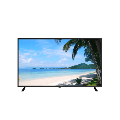 fernseher, tv, flaches bildschirm, strandbild, beidseitig schmal