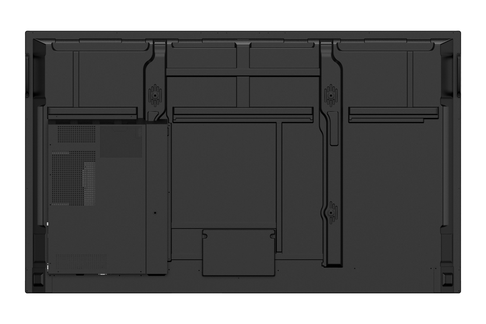 Server-Gehäuse, Rack-Backplate, Schwarz, Gehäuse-Binnenansicht, Laufwerksschächte