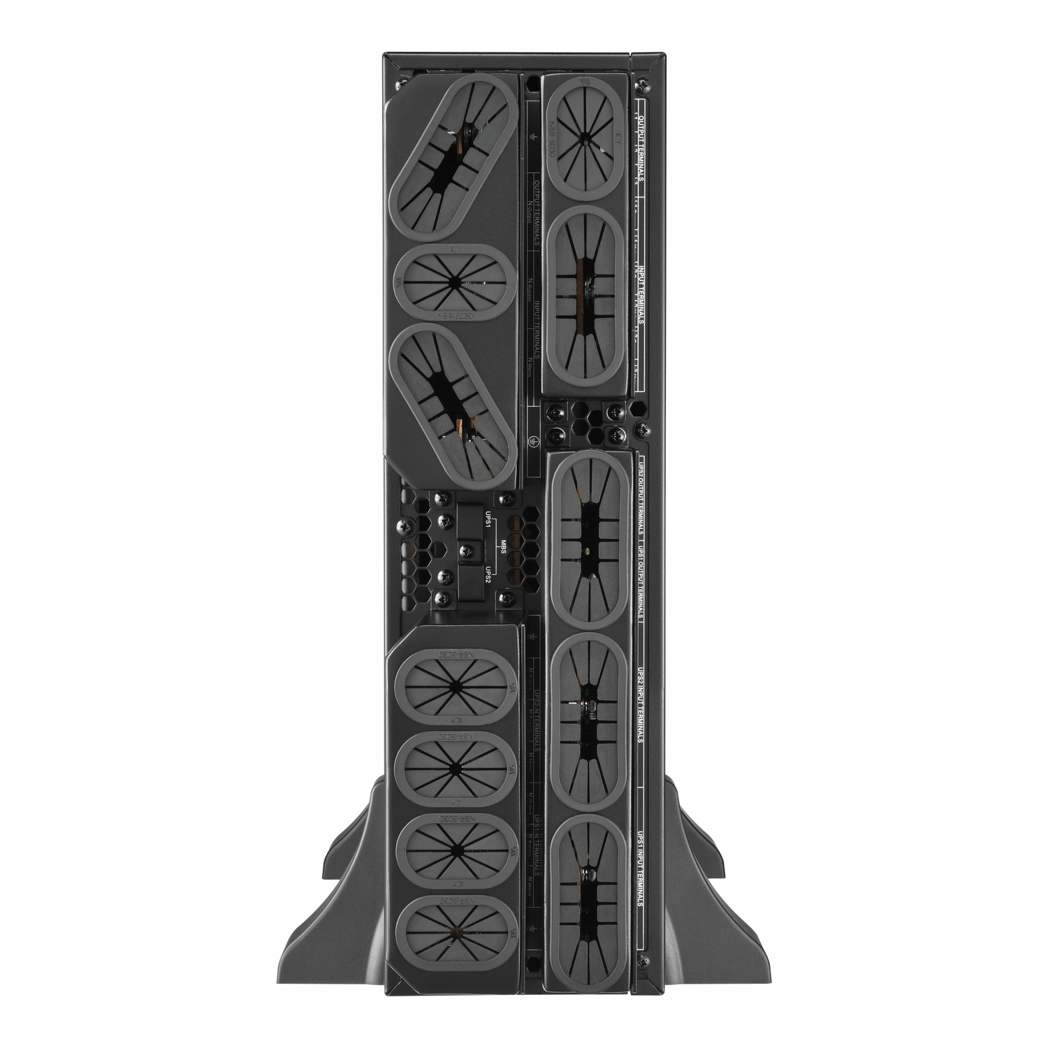 Datacenter, Stromversorgung, Serverrack, modulare Stromversorgung, vertikale Anordnung