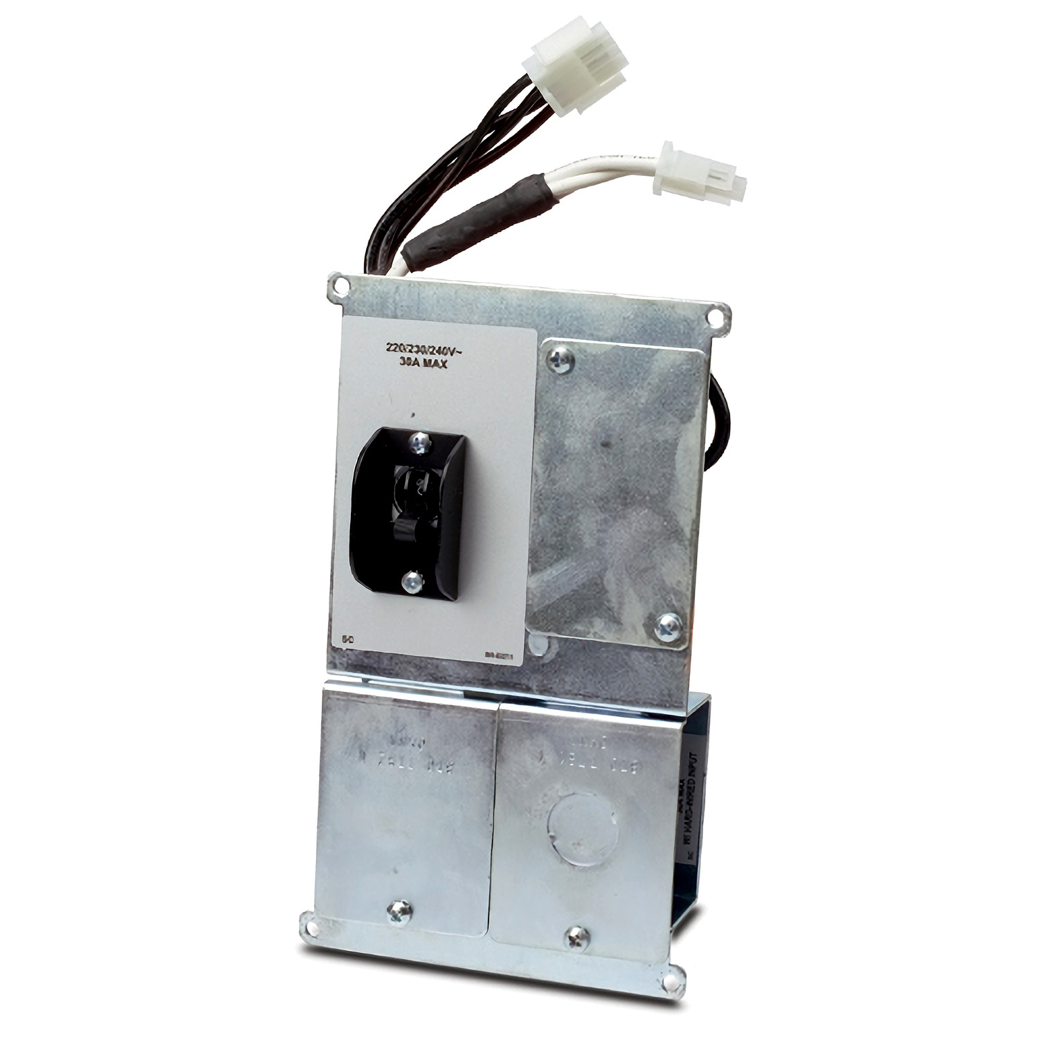 Schalter, elektrisch, Metallgehäuse, Verkabelung, Schalttafel