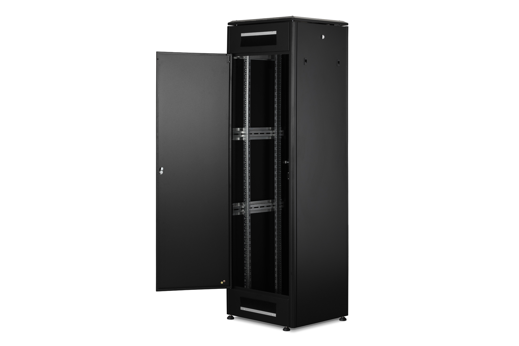 DIGITUS DN-19 42U-6/6-B-1 Netzwerkschrank Unique Serie - 600x600 mm (BxT)