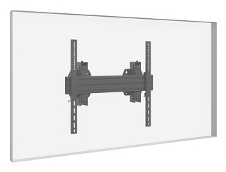 Wandhalterung,  TV-Wandhalterung, Montageplatte, Metall, Schwarz