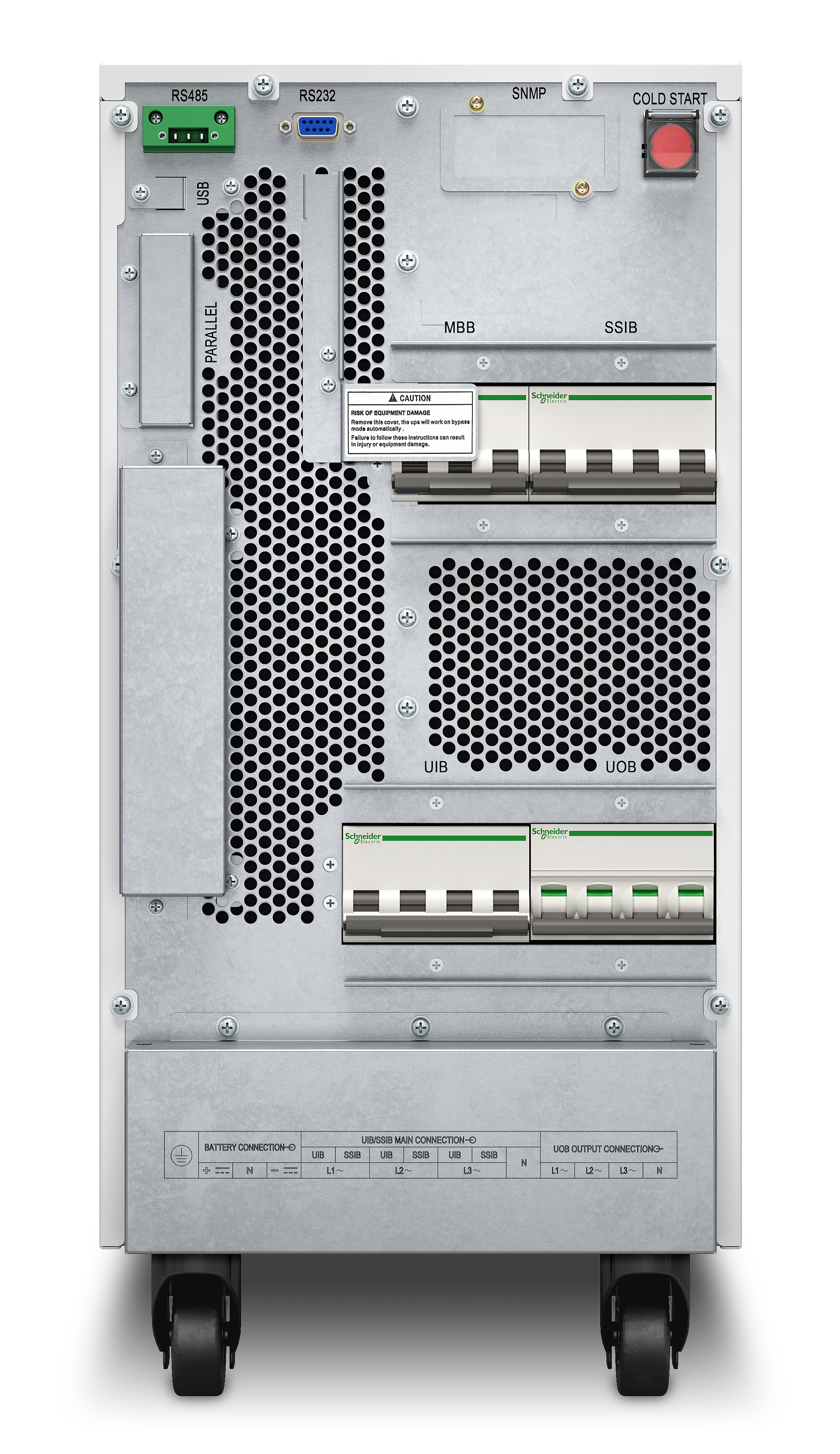 APC E3SUPS15KH - Easy UPS 3S 15 kVA 400 V 3:3 UPS for external batteries APC E3SUPS15KH - Easy UPS 3S 15 kVA 400 V 3:3 UPS for external batteries