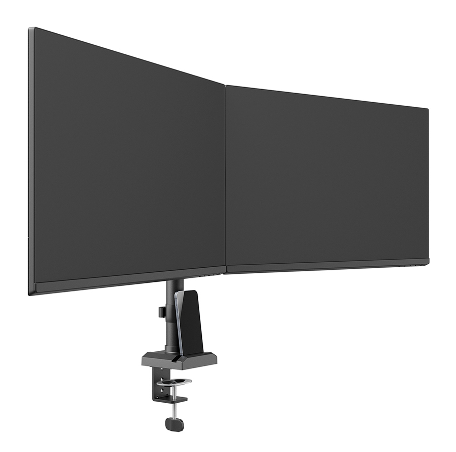Neomounts Tisch-Monitorarm 2-fach neigbar, schwenkbar, drehbar (VESA 100x100) DS60-600BL2