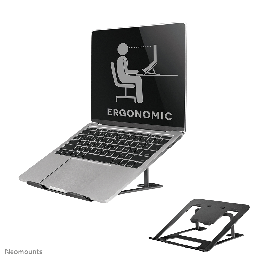 Neomounts NSLS085BLACK Laptop-Halterung 10-17" - faltbar - kompakt - universal Neomounts NSLS085BLACK Laptop-Halterung 10-17" - faltbar - kompakt - universal