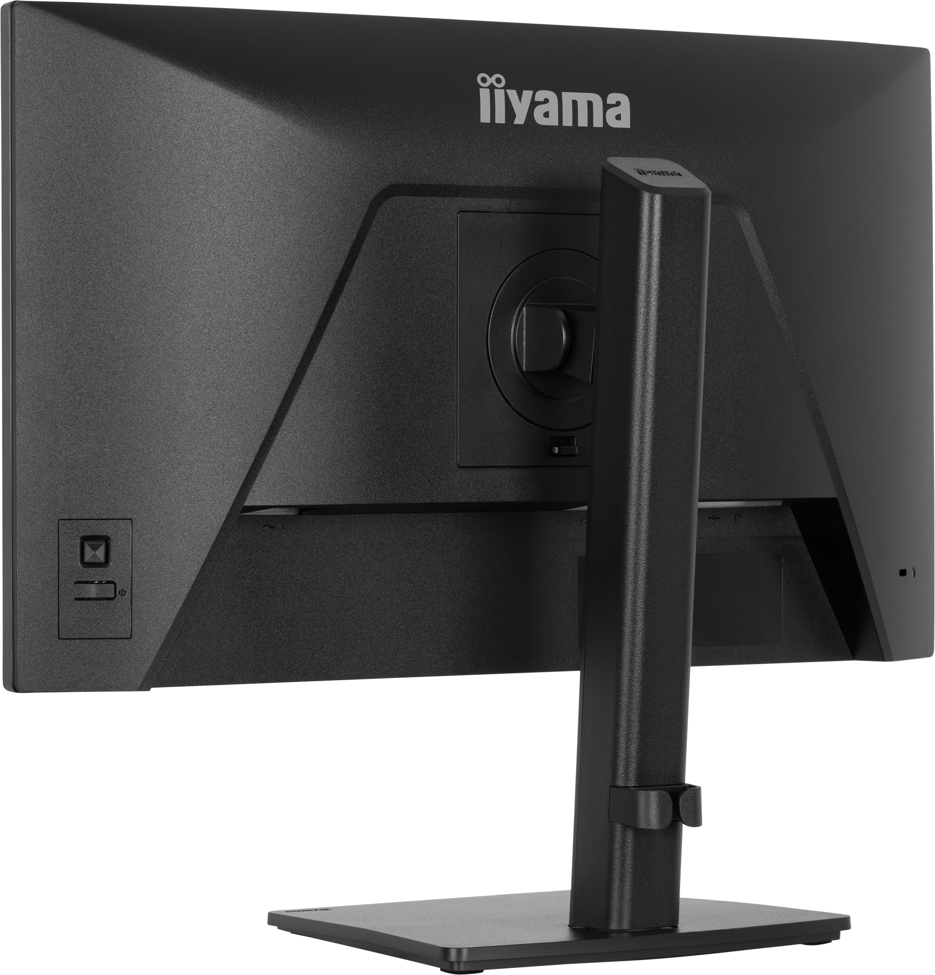 monitor, computer, stand, rückseite, schwarz
