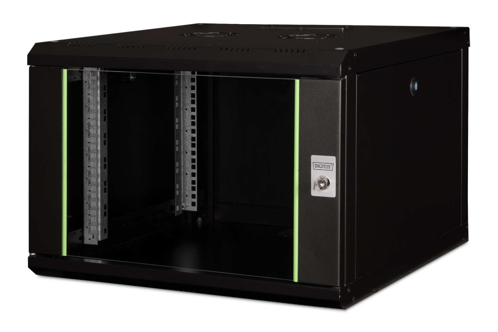 DIGITUS DN-19 07U-6/6-SW Wandgehäuse Unique Serie - 600x600 mm (BxT) Computerausrüstung, Elektronik, Hardware, Mikrowelle, Computer
