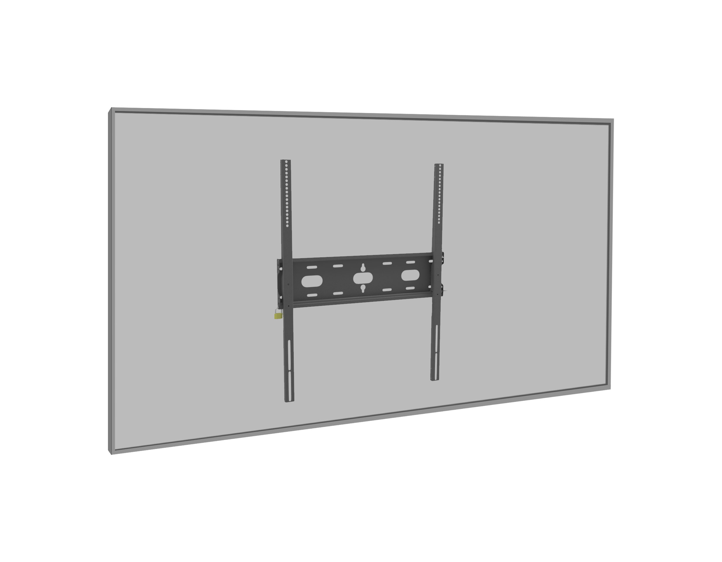 wandhalterung, TV-wandhalterung, VESA-Adapter, Metall, schwarz