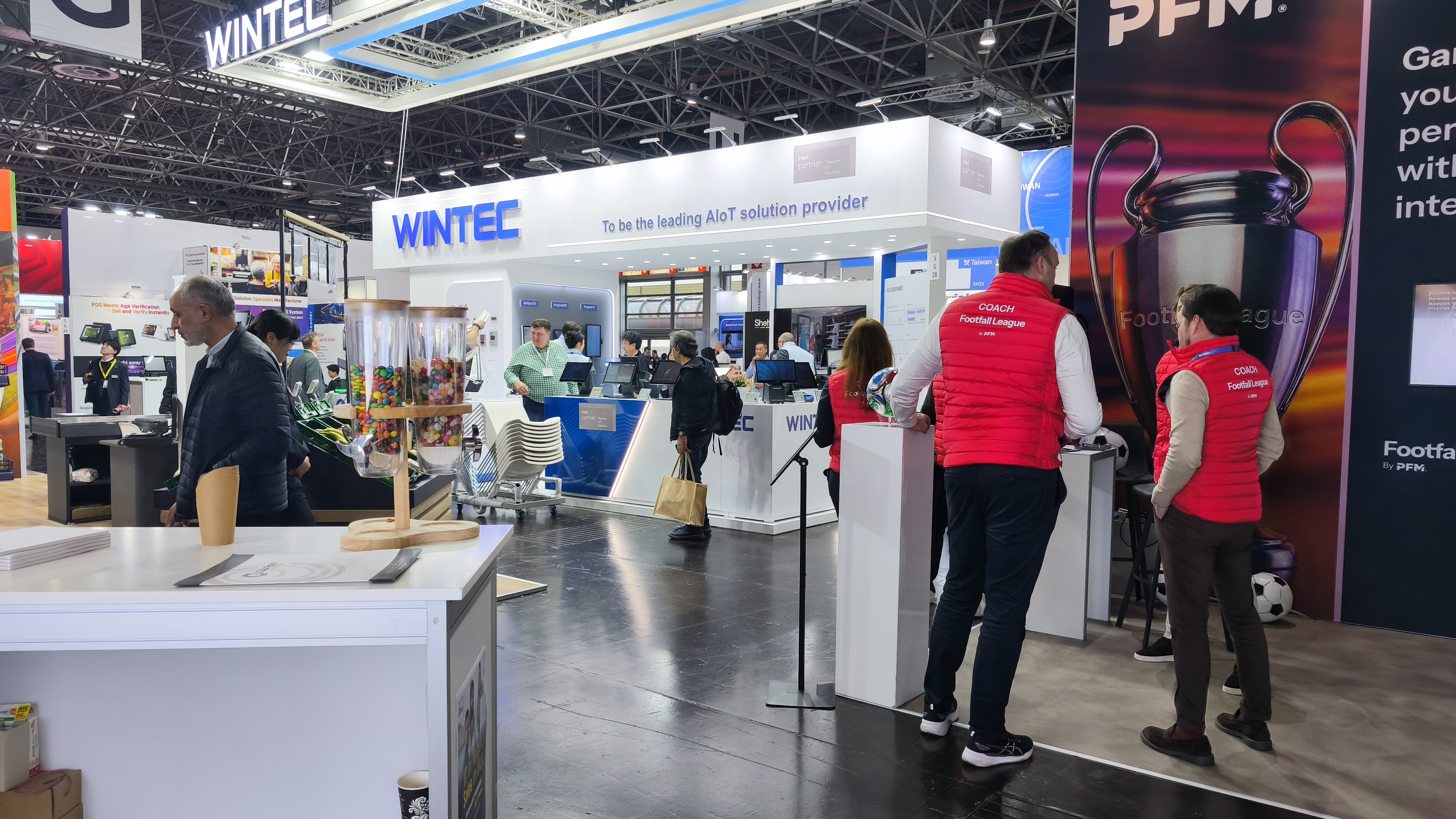 messe, ausstellungsstand, handelsmesse, technik, AloT