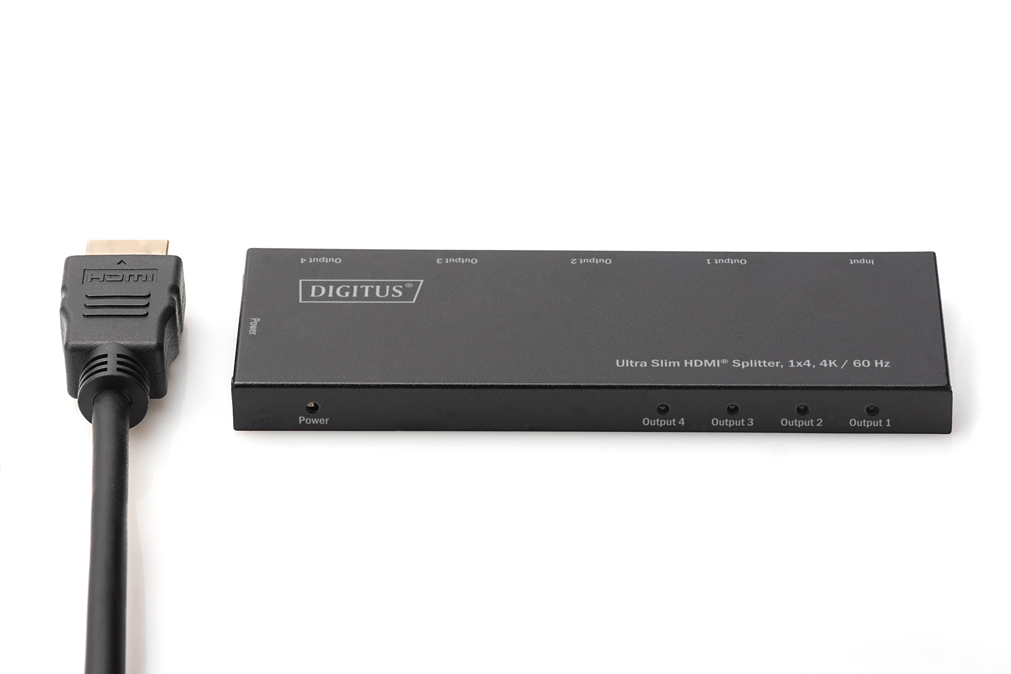 HDMI-Splitter, Ultra-slim, 4 Port, 4K, 60 Hz