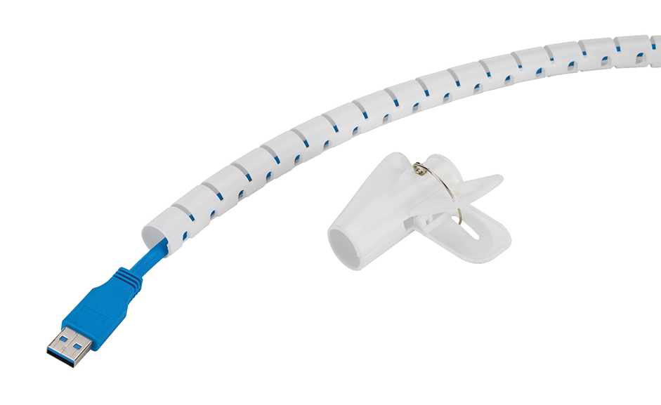Neomounts Z Kabelspirale Ø15 mm ADS06-140WH Adapter, Elektronik, Kabel