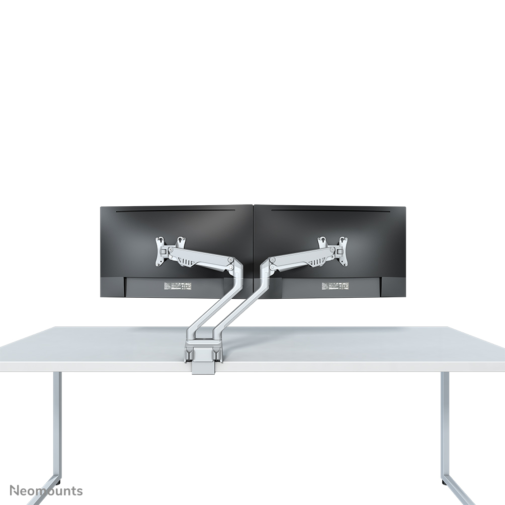 Neomounts Monitor-Tischhalterung - Klemme /Bolzen - 8 kg - 25,4 cm (10 Zoll) - 81,3 cm (32 Zoll) - 100 x 100 mm - Silber