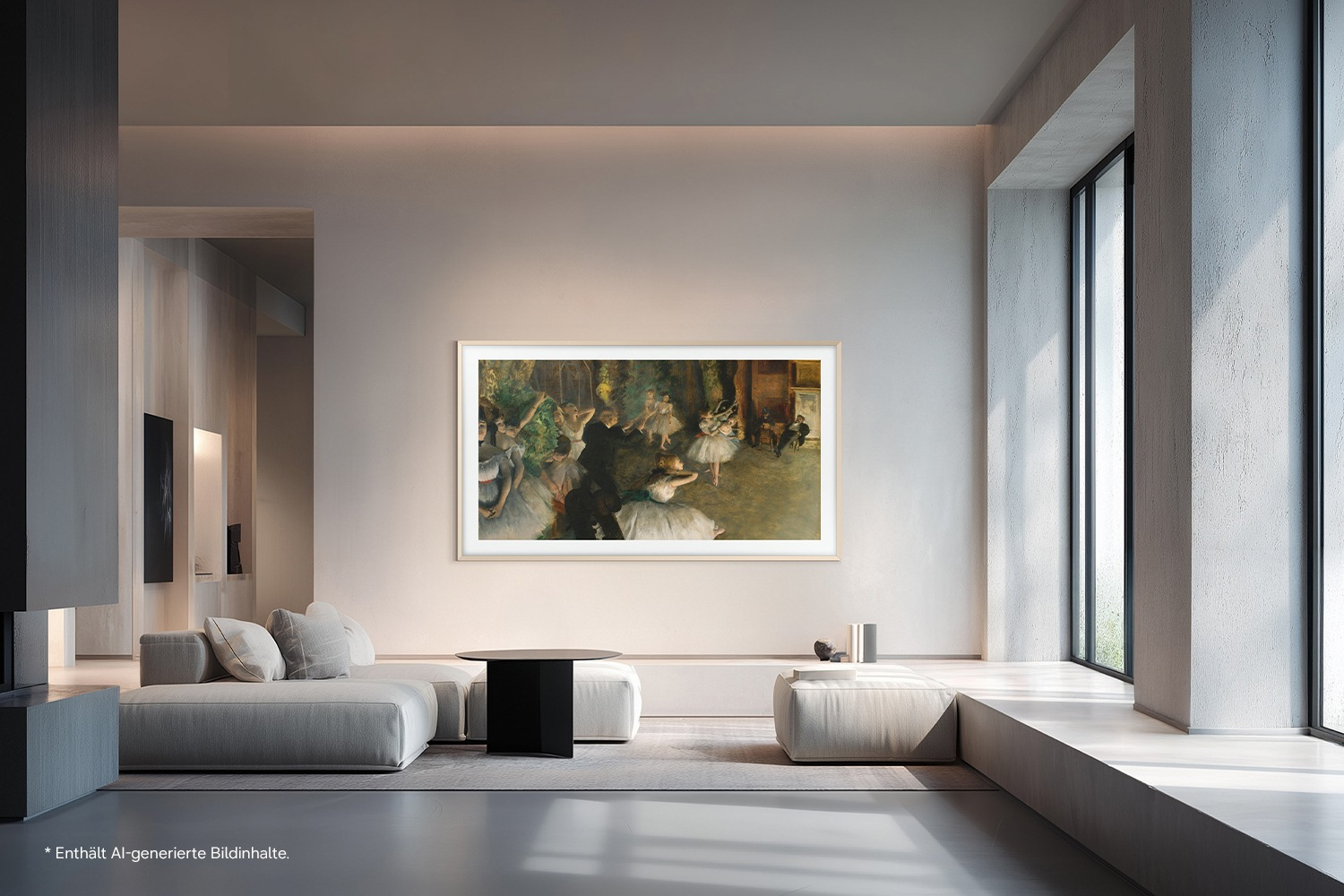 wohnzimmer, kunstbild, gemälde, rahmen, inneneinrichtung