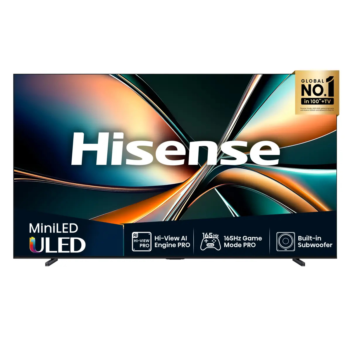 Fernseher, Mini-LED, ULED, 165-Hz-Bildschirm, integrierter Subwoofer