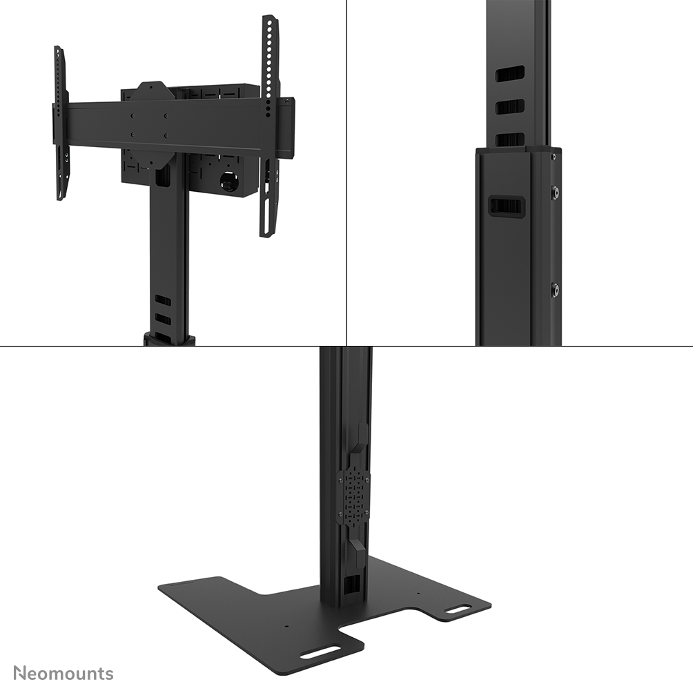 Neomounts Move Up Display Floor Stand 32-75" solid steel floor plate