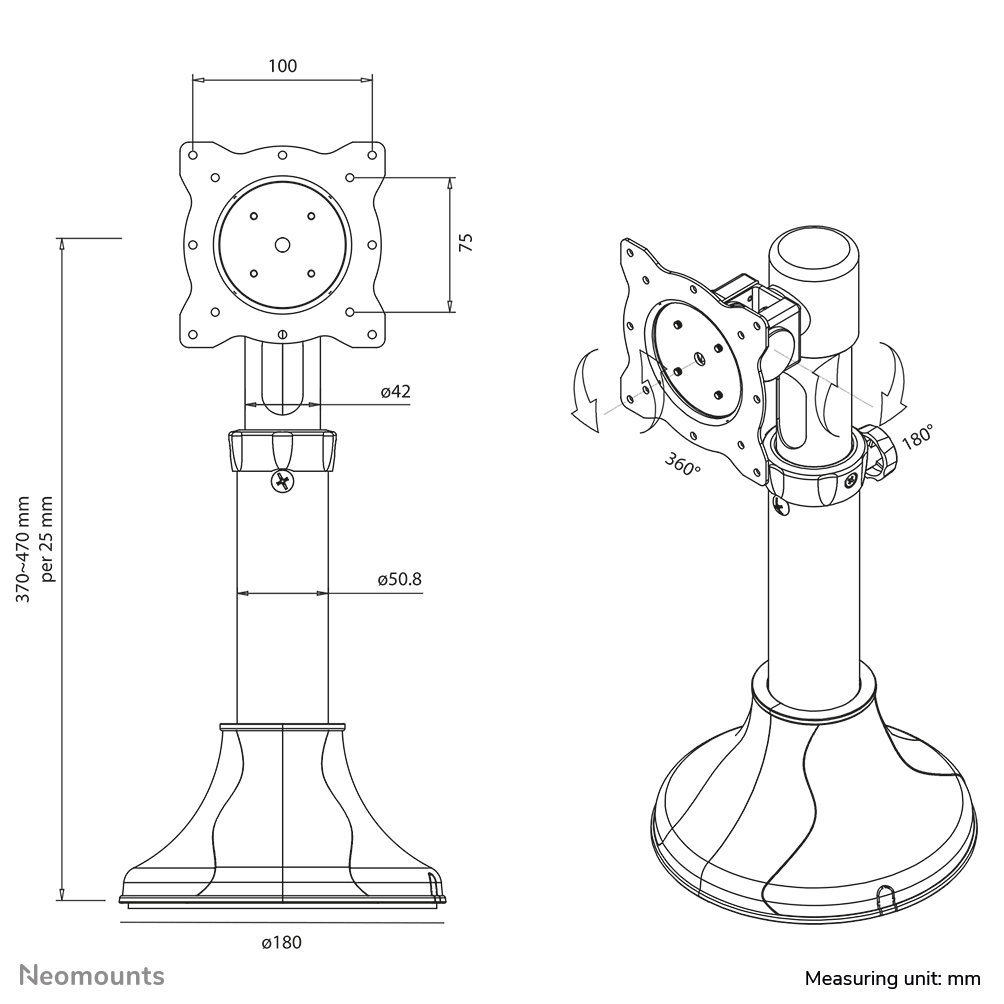 monitor-mount, adjustable, vesa-plate, desk-mount, tilt-rotation