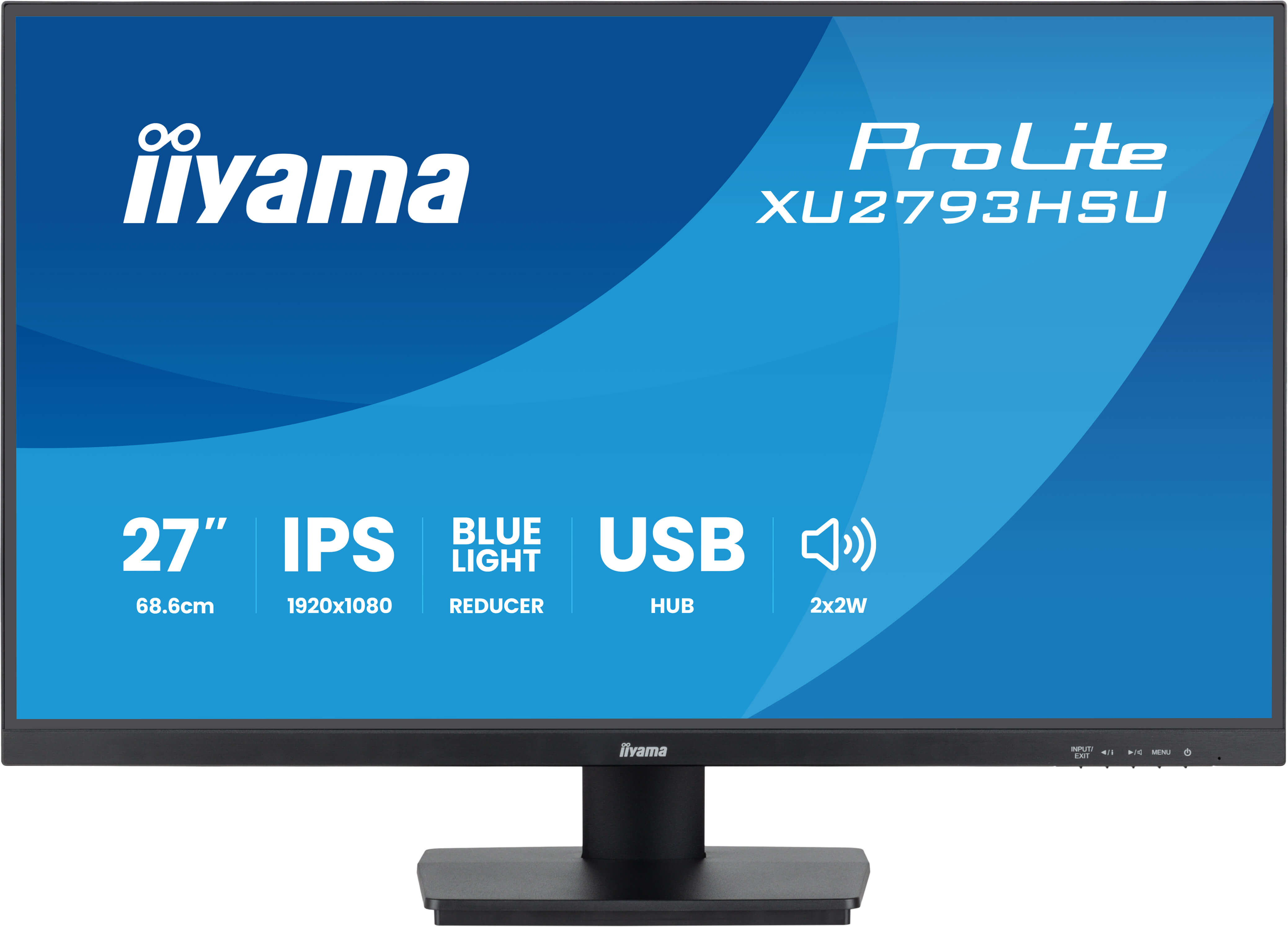 IIYAMA Monitor XU2793HSU-B7 Computerausrüstung, Überwachen, Bildschirm, FERNSEHER