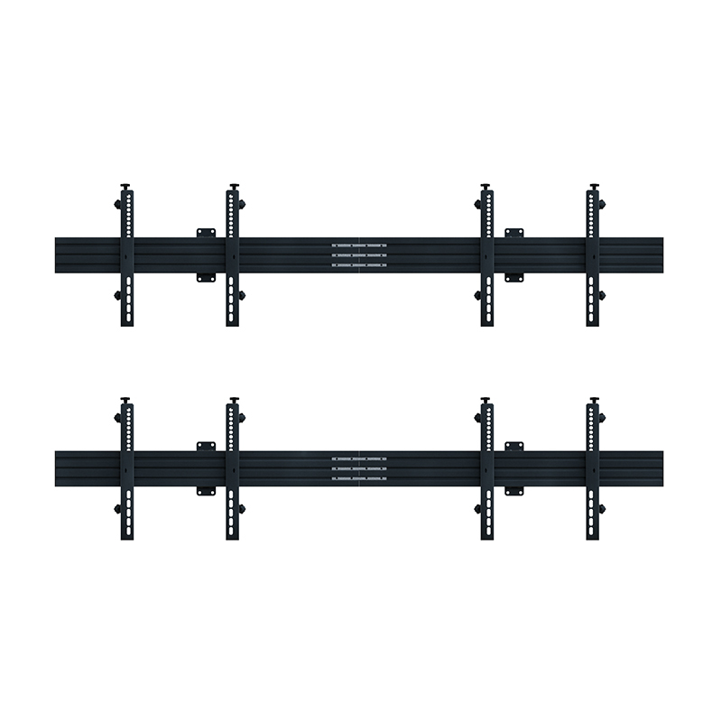 TV-Halterung, Montagearm, Zweireihig, Wandhalterung, verstellbare Schiene