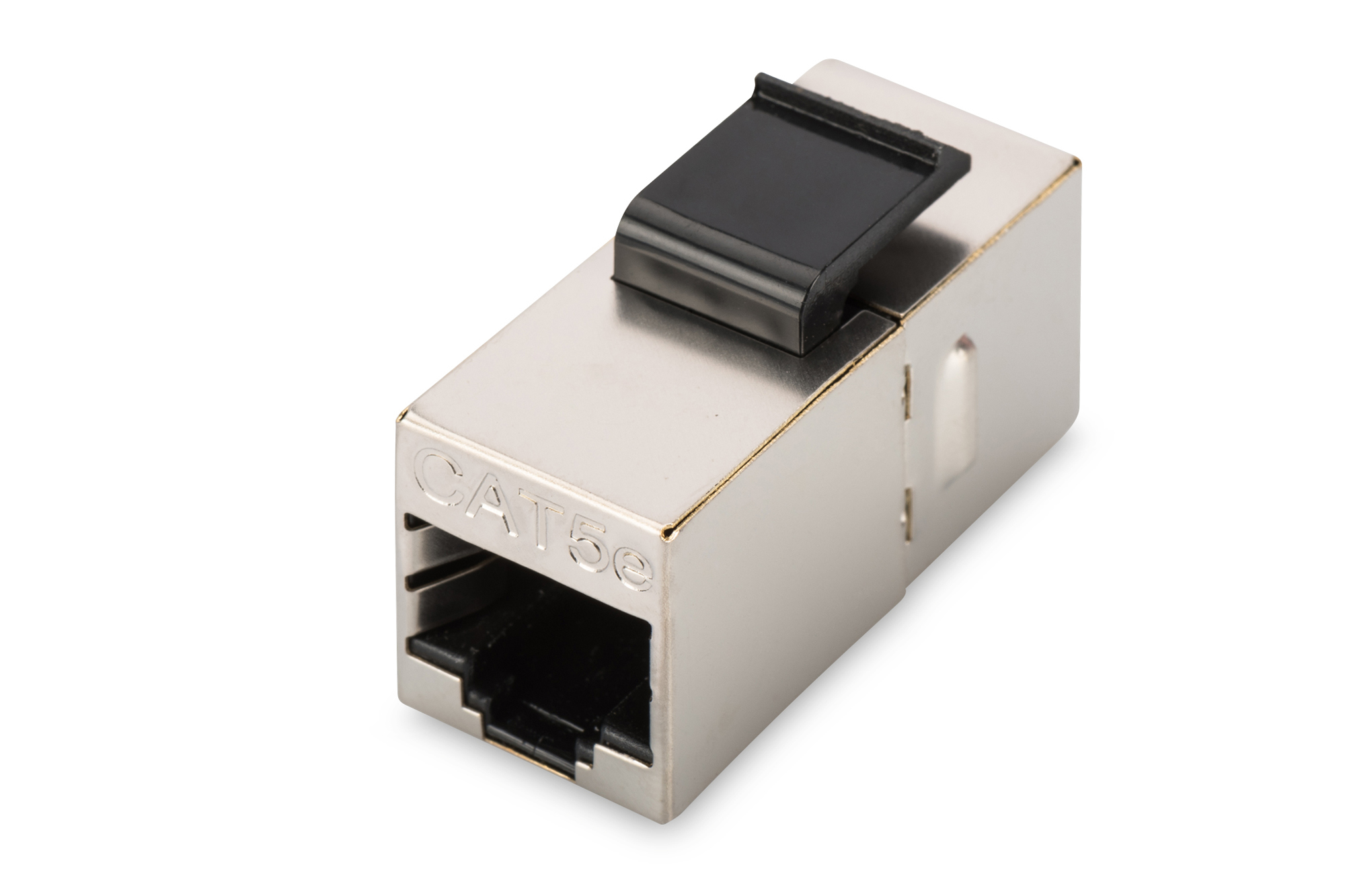 Netzwerk-Switch, RJ45 Port, Schwarz/Metall, Ethernet-Anschluss, CAT5e