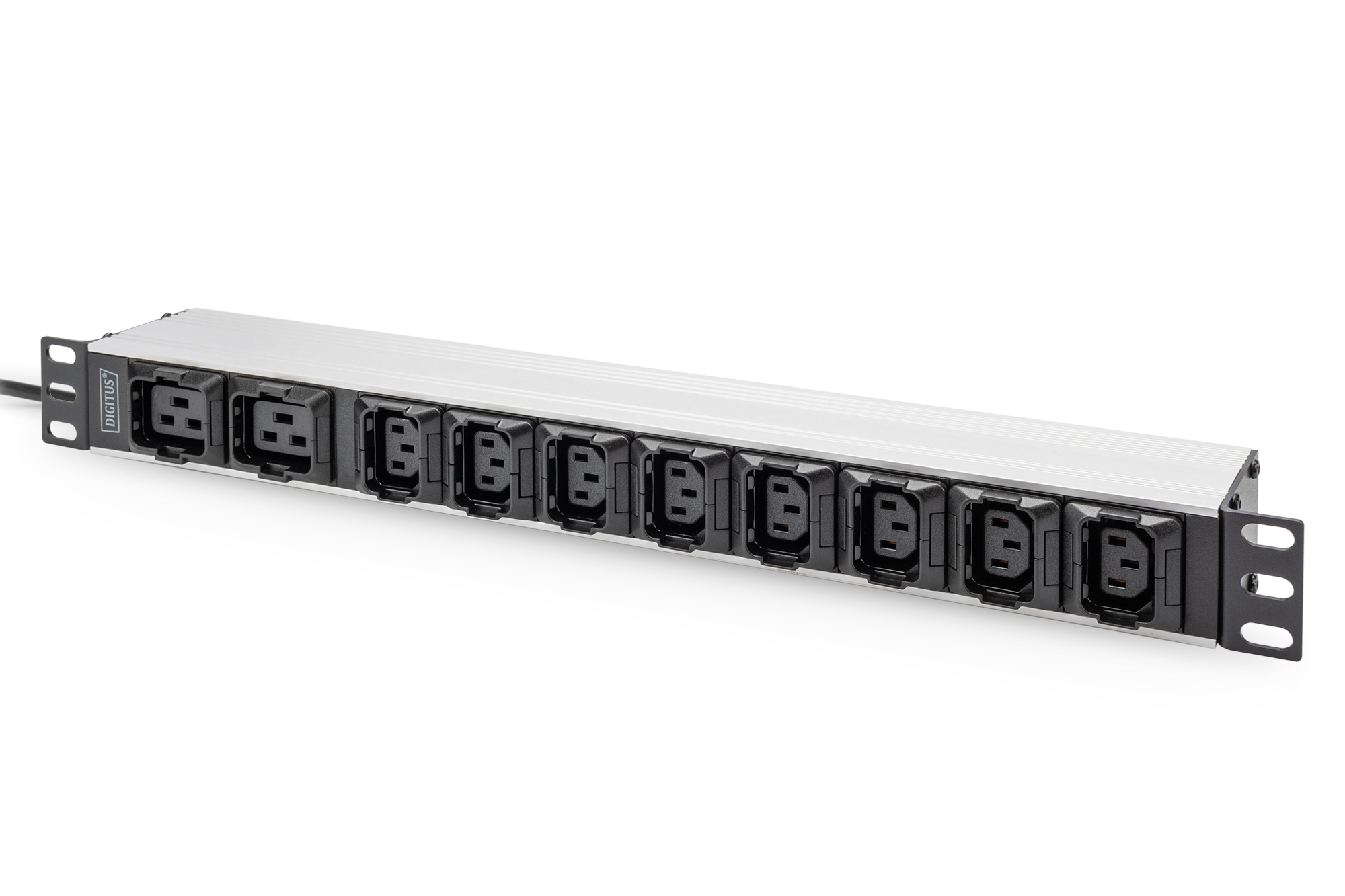 Server rack, Power strip, USV, 16A outlets, Silber-schwarz