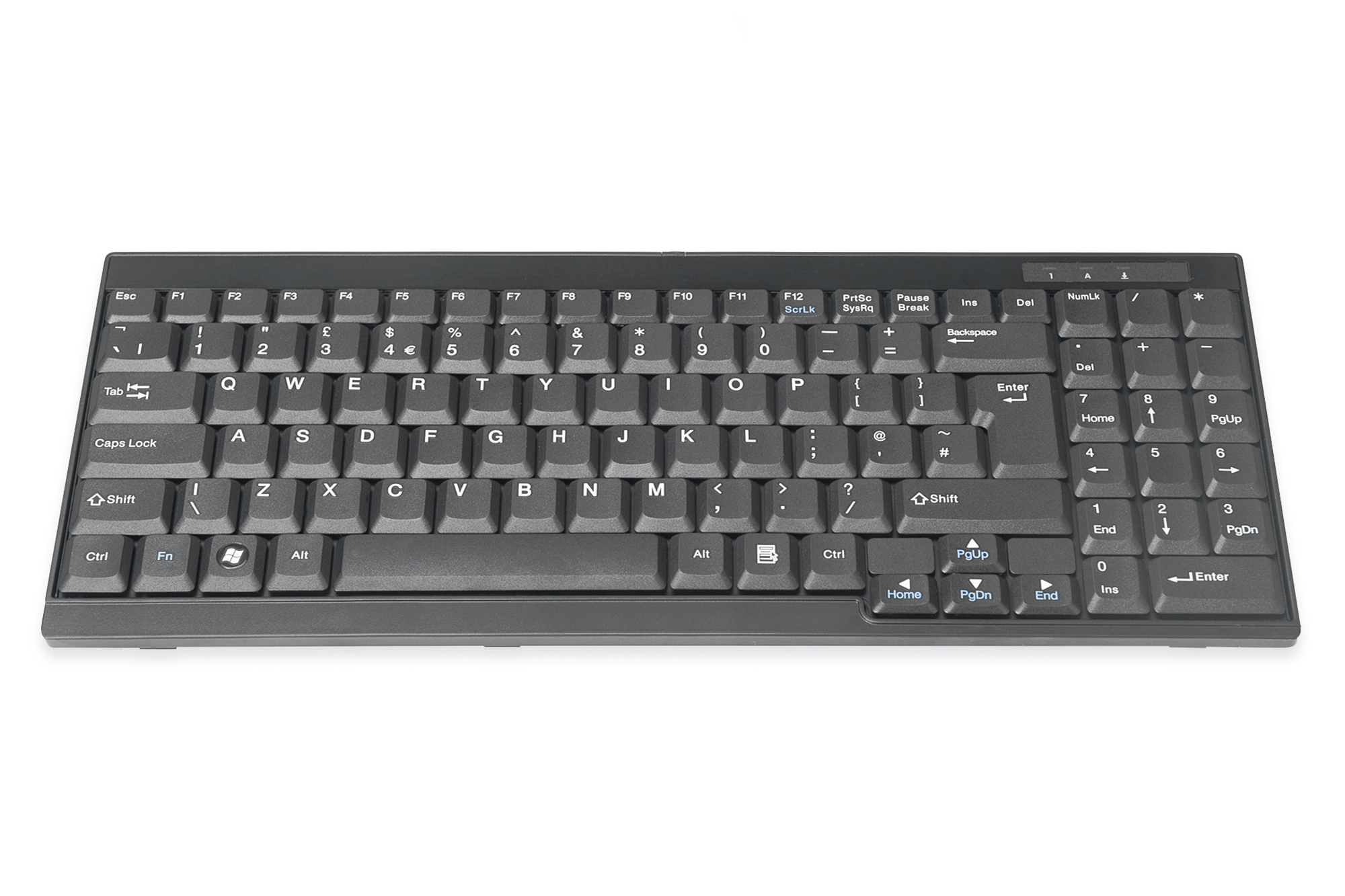 DIGITUS DS-72000UK Tastatur passend für DIGITUS TFT-Konsolen, britisches Layout DIGITUS DS-72000UK Tastatur passend für DIGITUS TFT-Konsolen, britisches Layout