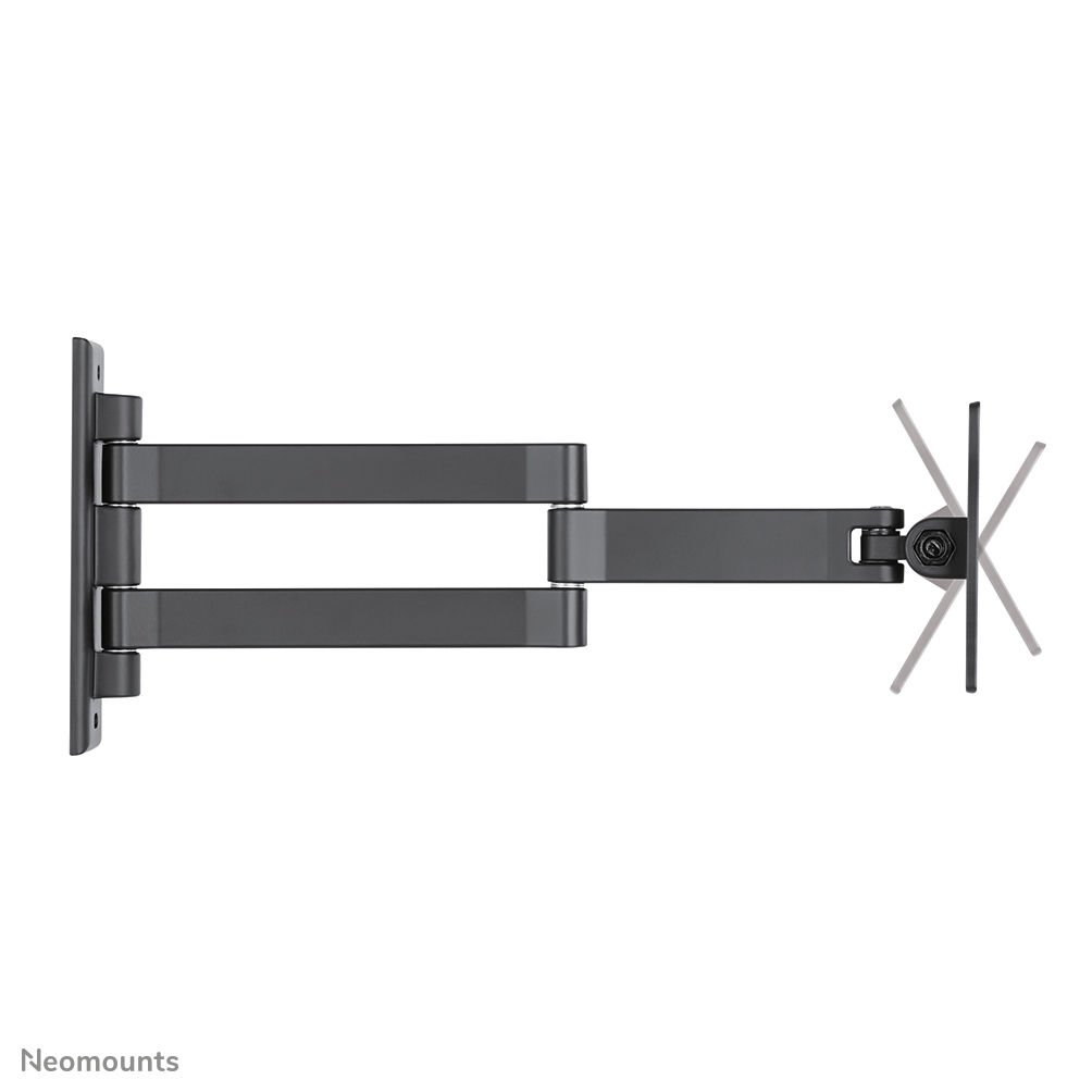 Neomounts TV/Monitor-Wandhalterung - 25,4 cm (10") - 68,6 cm (27") - 75 x 75 mm - 100 x 100 mm - 0 - 20 Grad  - Schwarz
