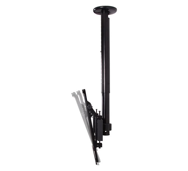 B-TECH Telescopic Flat Screen Ceiling Mount with Tilt (VESA 600 x 400) - 0.6m to 1m Ø50mm Pole BT8427/BS